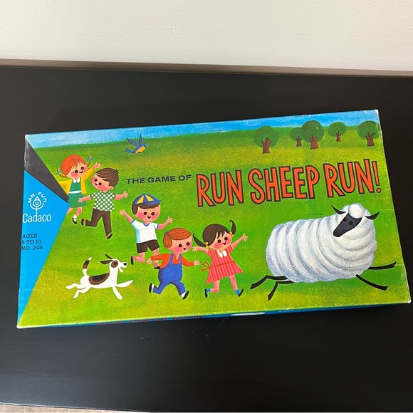 Vintage The Game of Run Sheep Run! By Mr. Fun Cadaco Ellis 1963 - Picture 3 of 13